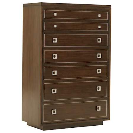 Braden Chest with Seven Full Extension, Self Close Drawers